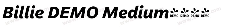 Billie DEMO Medium字体转换